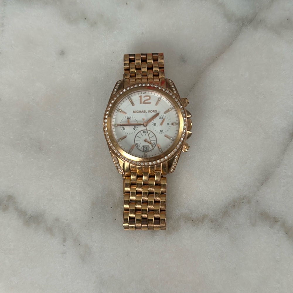Michael Kors rose gold watch